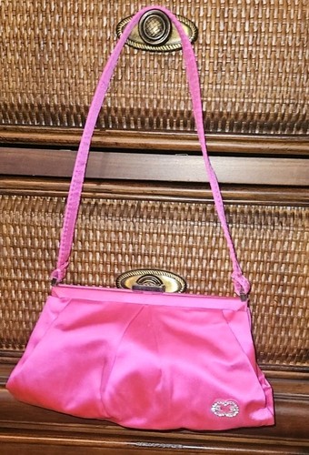 Vintage pink satin evening - ,