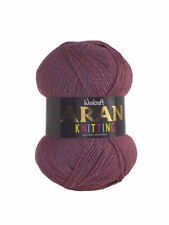 ❤ Woolcraft Aran Wool 75% Acrylic & 25% Wool Mix 400g Knitting Yarn UK SELLER ❤