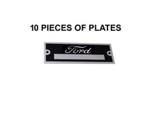 Ford Data Plate Serial Number