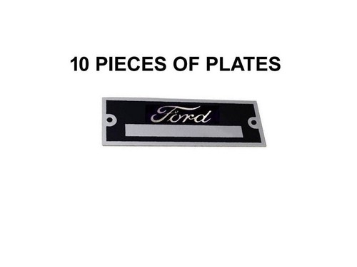 Ford data plate - plate, number