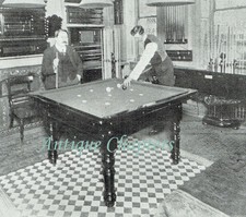 New Invention Table Game Bligatel Billiards Bagatelle 1907 Photo Article F988
