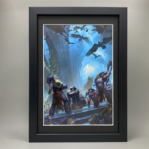 Space wolves framed art - space,