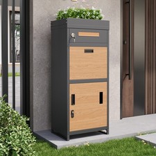 Parcel box metal post - post, large