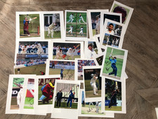 Cricket autographs x 27 on A4