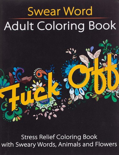 Swear word adult coloring - swear,