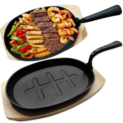 Cast iron skillet pan - pan, sizzling