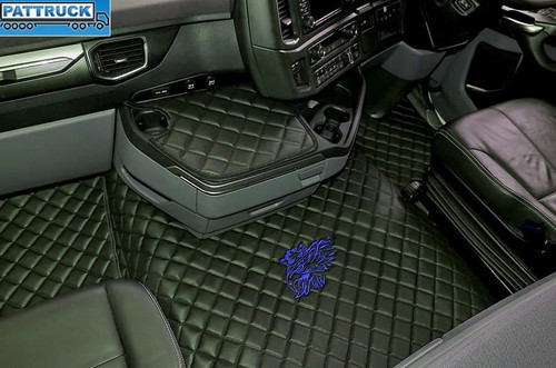Eco leather floor mats set - mats,