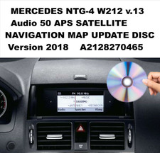 Map update DVD for Mercedes Benz NTG4 212 v13 AUDIO 50 APS navigation -UK disc