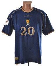 SCOTLAND 2007/2008 HOME FOOTBALL SHIRT XXL MATCH WORN ISSUE #20
