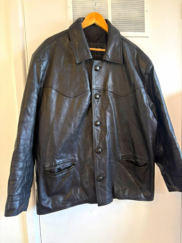 Milan leather jacket men - jacket, xl