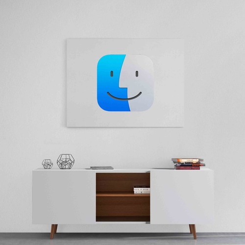 Face recognition icon - recognition, canvas