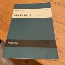 Schubert. Mass In G. Vocal