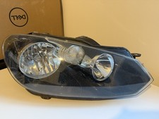VW Golf MK6 2009–2013 Left Headlight Hella 5K2941006H Halogen Genuine OEM 