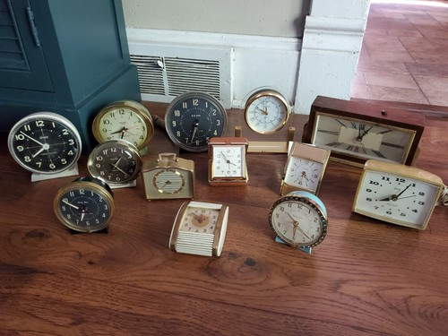 Vintage antique alarm - vintage, clocks