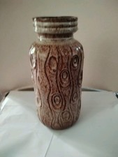 West German Fat Lava Vase