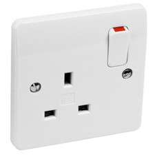MK K2757WHI Socket DP 1G 13A