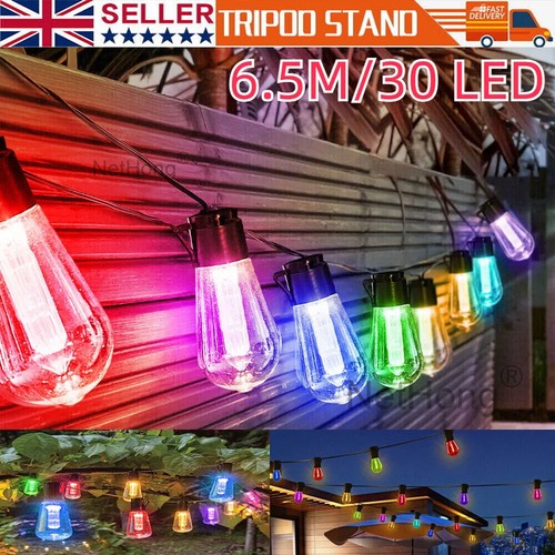 Led solar powered - retro, bulb