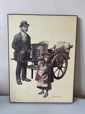 Vintage print of the Chestnut seller by Ronald Embleton