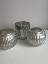 The 3 mercury tea light holders
