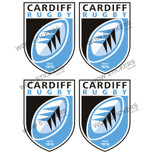 Cardiff rugby stickers laptop - stickers,
