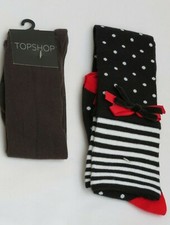 TOPSHOP BROWN + Black White