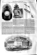 Old Antique Print 1845