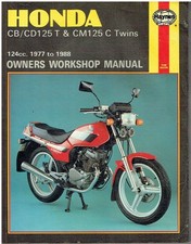 HONDA CB125T CB125TD S.DREAM CD125T BENLY CM125C CUSTOM '77-88 REPAIR MANUAL