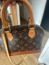 LOUIS Vuitton Alma BB Monogram CANVAS With Vatchetta Leather