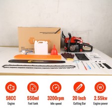 Petrol Chainsaw 58cc 3.4HP