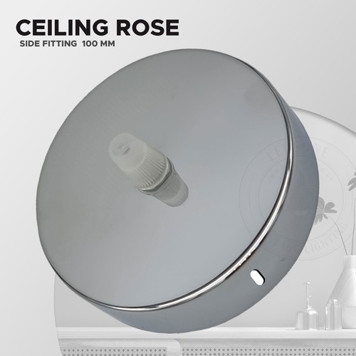Metal ceiling rose - rose, vintage