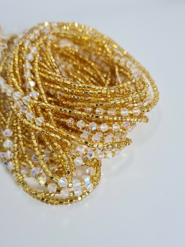 Tie waist beads - on, beads|belly
