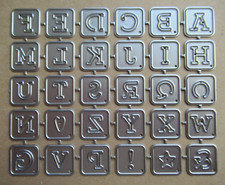 30 Piece Capital Letters Alphabet Metal Die Cutter / Card ABC Cutting Die Set