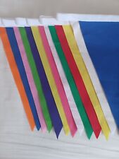 Rainbow fabric bunting
