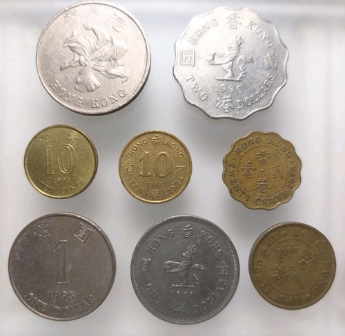 Hong kong coins bulk - coins,