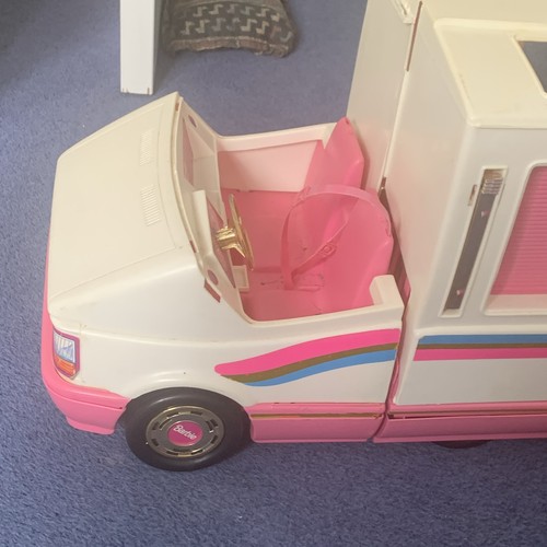 Barbie camper van vehicle pink - vehicle,
