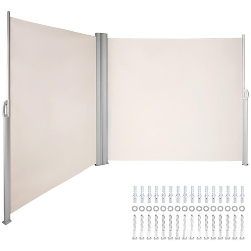 Retractable uv50 side awning - retractable,