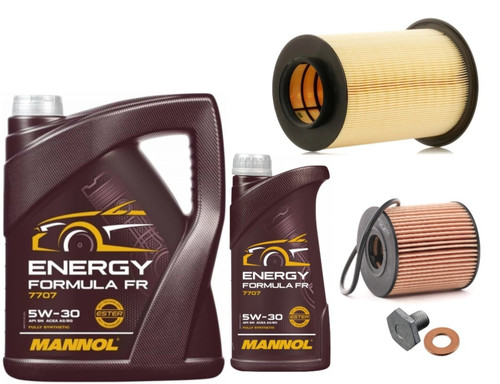5w30 oil air - 6l, filters