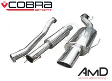 Cobra Sport Astra G GSi Turbo Cat Back Exhaust System 2.5" Resonated VX52