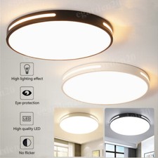 LED Ceiling Light Round Panel Down Lights Bathroom Kitchen Living Room Wall Lamp