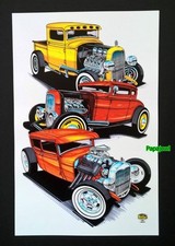 Rat Rod Hot Rod Art Print