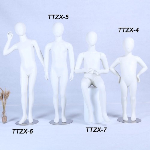 Mannequin white matt lacquered - mannequin,