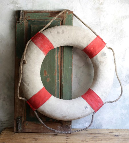 Vintage life ring - life,