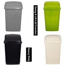 Swing Top Plastic Rubbish