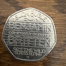 2013 BENJAMIN BRITTEN 50p