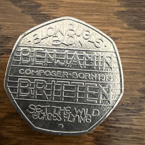 2013 benjamin britten - britten, 50p