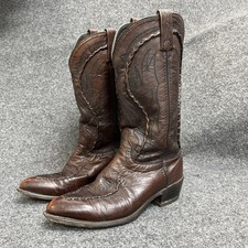 Abilene boots size USA 9 cowboy western style brown leather festival line dance