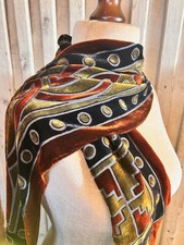 FRANGI silk viscose devore