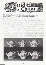 OLD ENGLISH TEAPOTS IN THE
