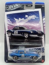 Hot Wheels Jaguar Lightweight E-Type Silver Series 2024 67/250 Blue #63