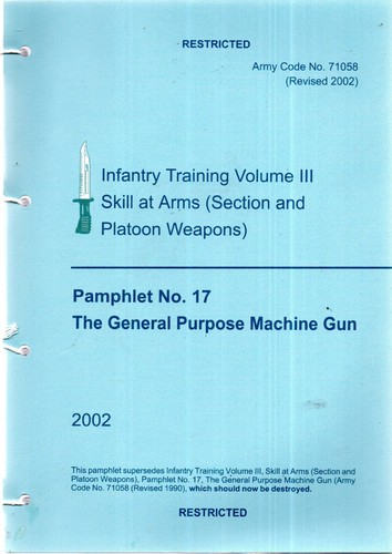 Infantry training vol 111 - vol,